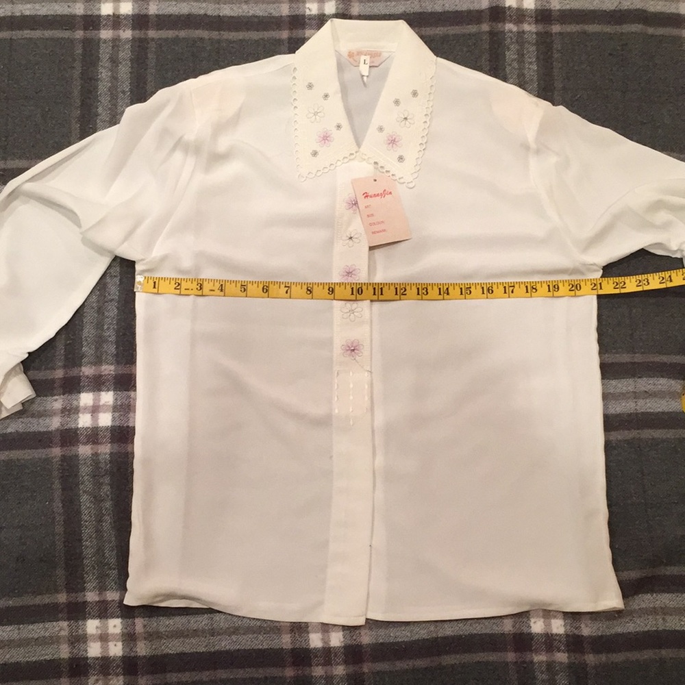 Vintage, Women’s long sleeve blouse - Picture 5 of 5